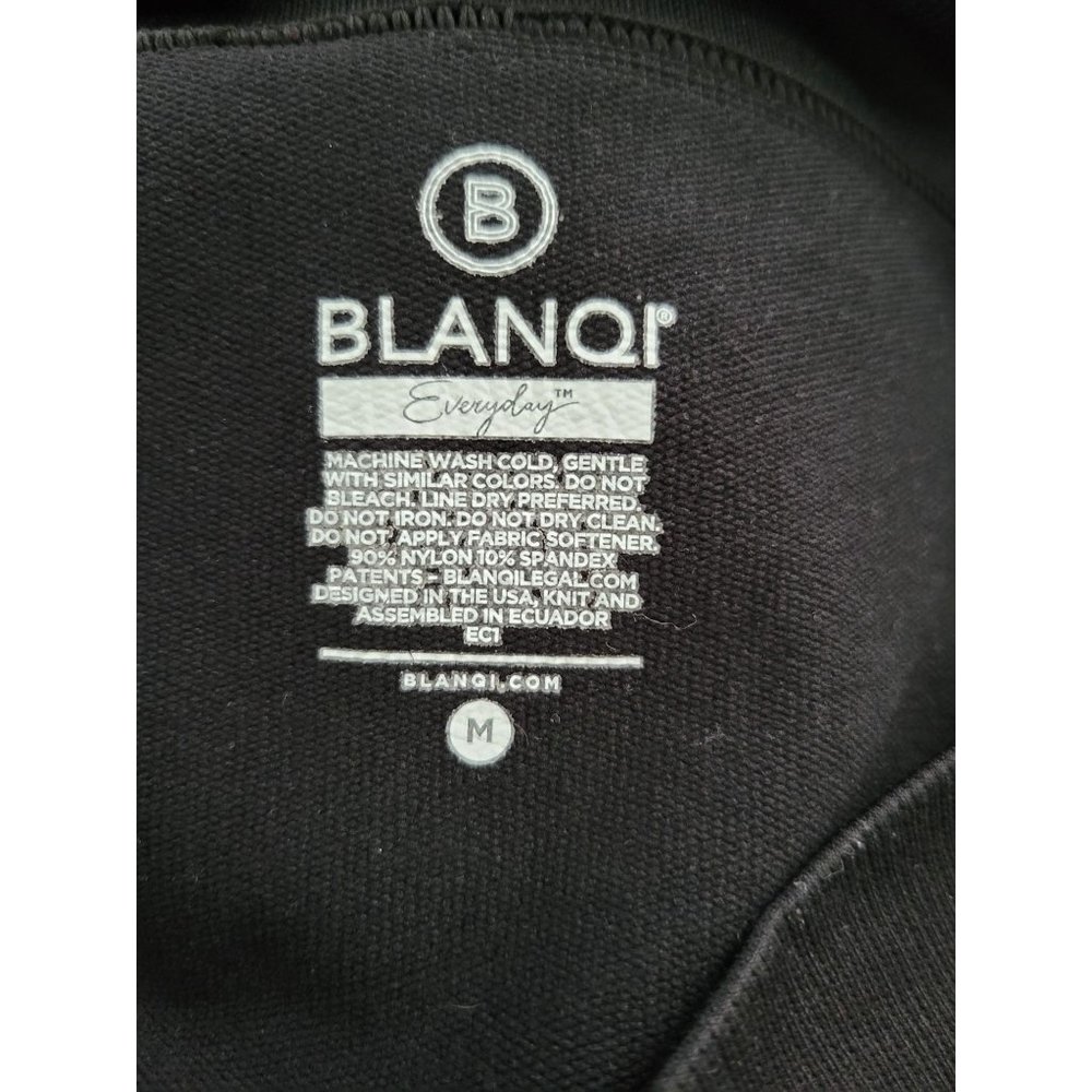 Blanqi Black Maternity Pregnancy Belly Support Legging size Medium work out Yoga - Picture 7 of 7
